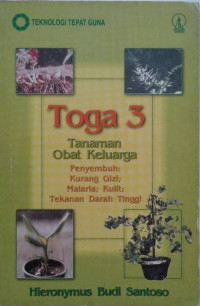 Toga 3 : Tanaman Obat Keluarga