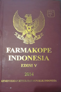Farmakope Indonesia Edisi V 2014 Buku I