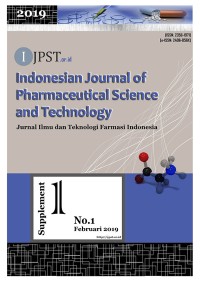 Image of Indonesian Journal of Pharmaceutical Science and Technology (IJPST) Supplement 1, No.1 Februari 2019