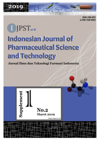 Indonesian Journal of Pharmaceutical Science and Technology (IJPST) Supplement 1, No.2 Maret 2019