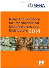 Image of Rules and Guidance for Pharmaceutical Manufacturers and Distributors 2014