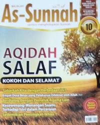 Image of Majalah As-Sunnah : Upaya menghidupkan sunnah (Agidah Salaf kokoh dan selamat)