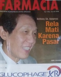 Image of Farmacia : Rela mati karena pasar Vol. V No. 12 juli 2006