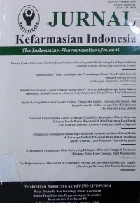 Jurnal Kefarmasian Indonesia:the indonesian pharmaceutical journal Vol.5,No.1, Februari 2015