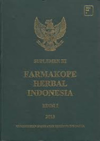 Farmakope Herbal Indonesia Suplemen II Edisi I Tahun 2013