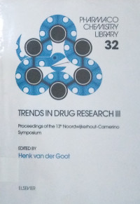 Pharmaco Chemistry Library 32:trends in drug research iii